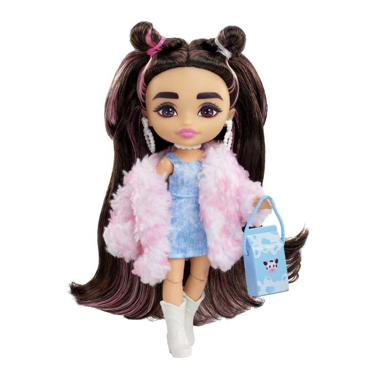 Barbie Extra Minis Brunette, 14 cm,
